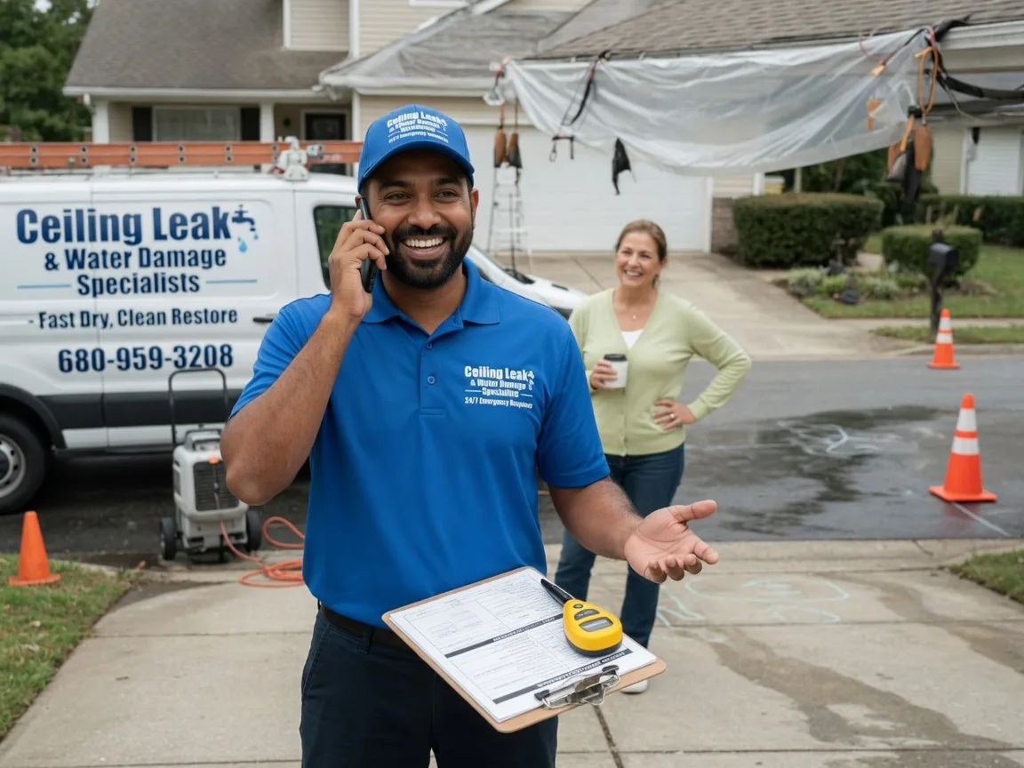 Ceiling Leak Cleanup Bedminster, NJ FAQs